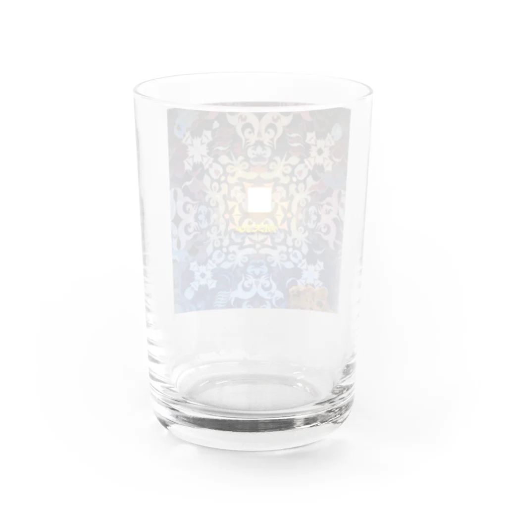 悲喜交々の新天地正方 Water Glass :back