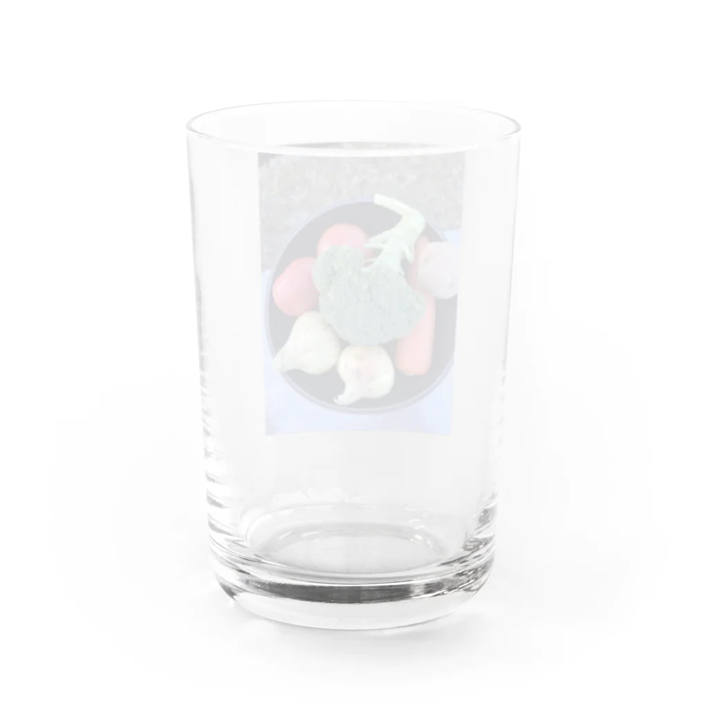 ___piguの野菜の子供達 Water Glass :back