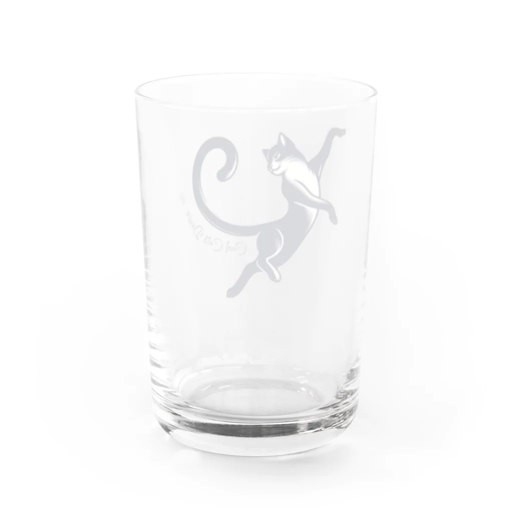 lblの猫のジャズダンス Water Glass :back