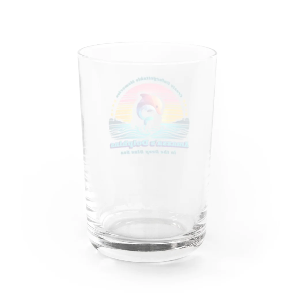 H.webPのAmaxsa天草の海-Dolphins Water Glass :back