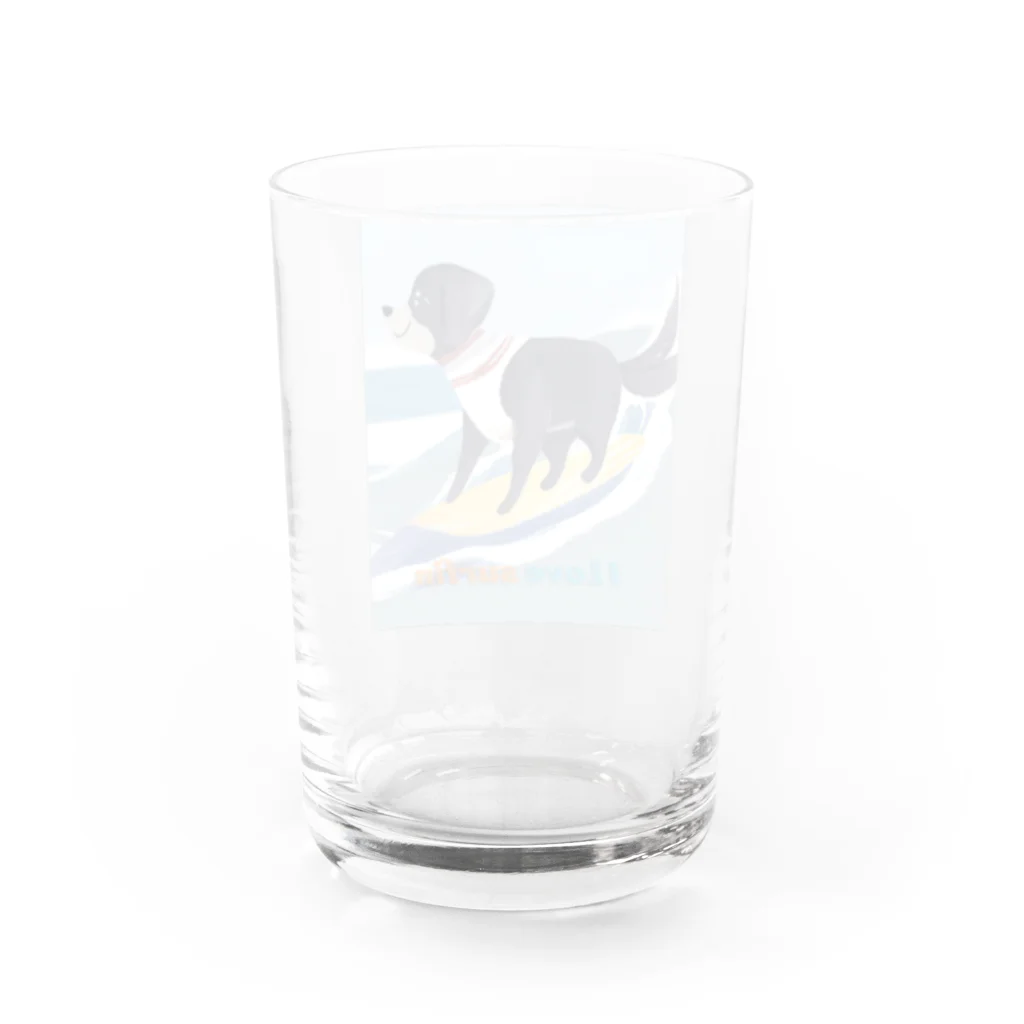 mt.777のさわやかsurfin　 Water Glass :back