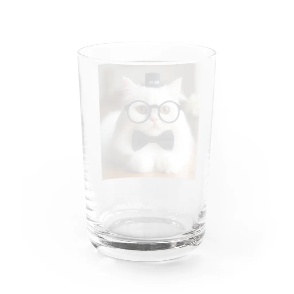 ai-AIの猫教授 Water Glass :back