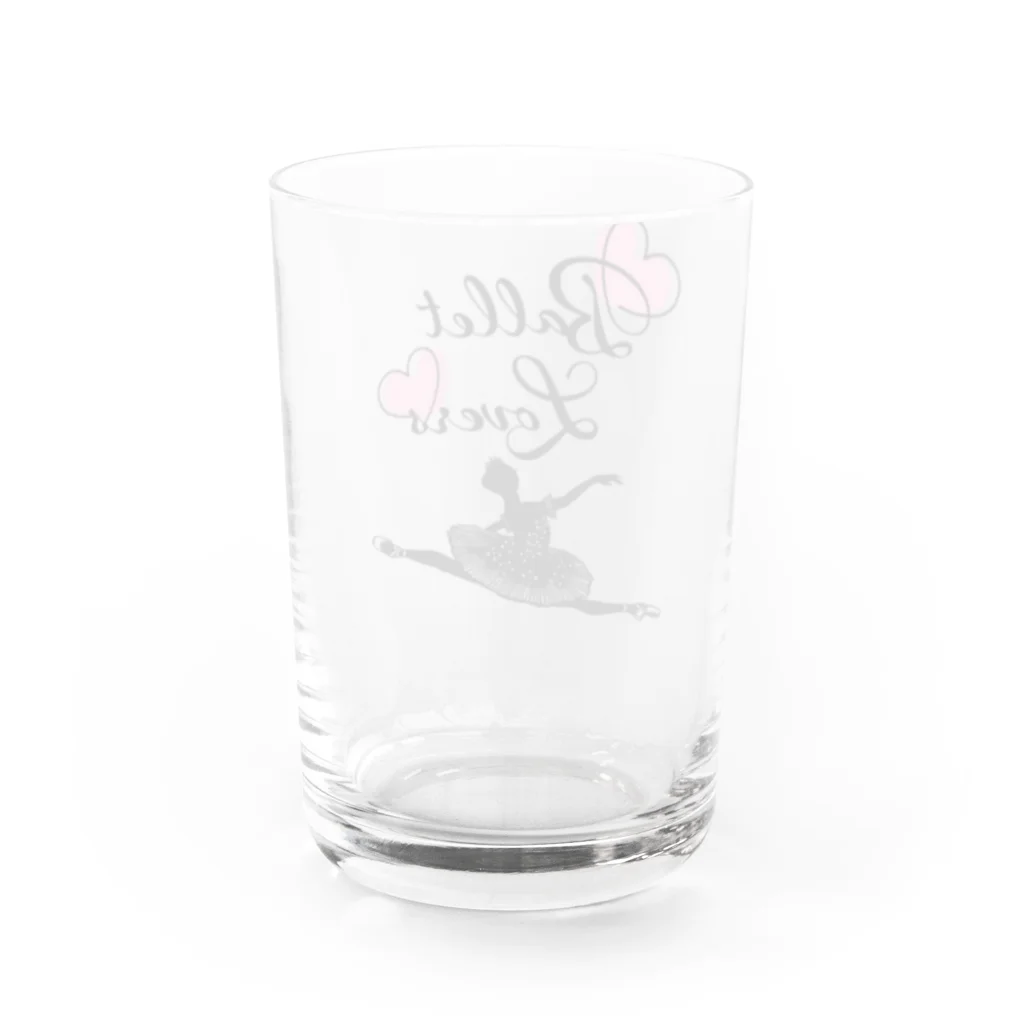 Saori_k_cutpaper_artのBallet Lovers Ballerina Water Glass :back