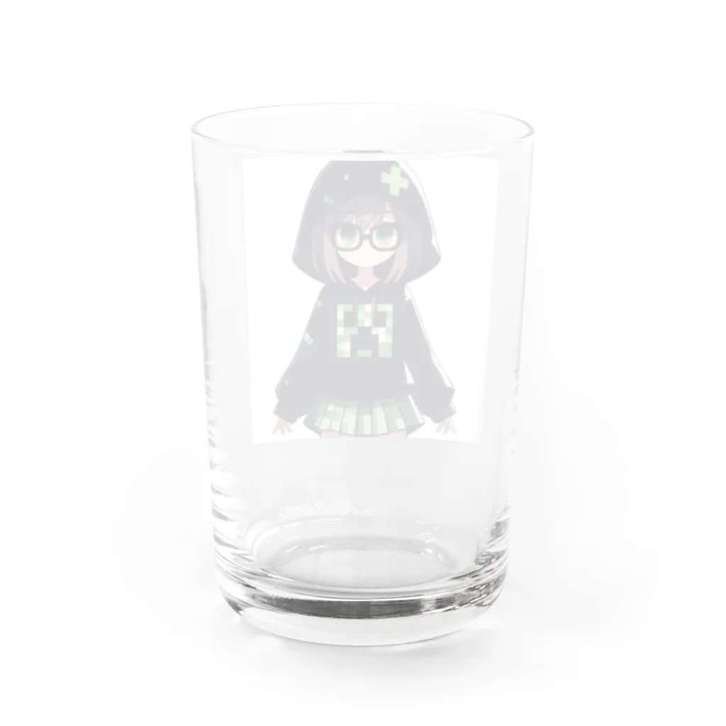 hi-ro-のJKの休日 Water Glass :back