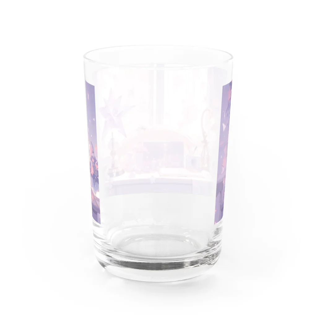 as -AIイラスト- のヒトデの机 Water Glass :back