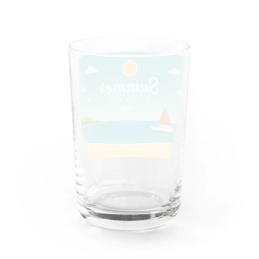 山田綾の夏！Summer！ Water Glass :back