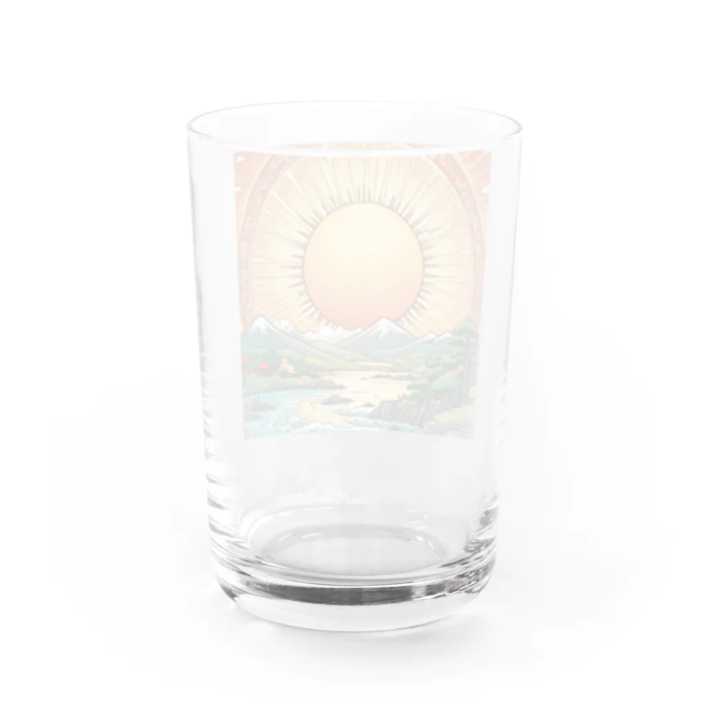 yukki1975の6月_夏至 Water Glass :back