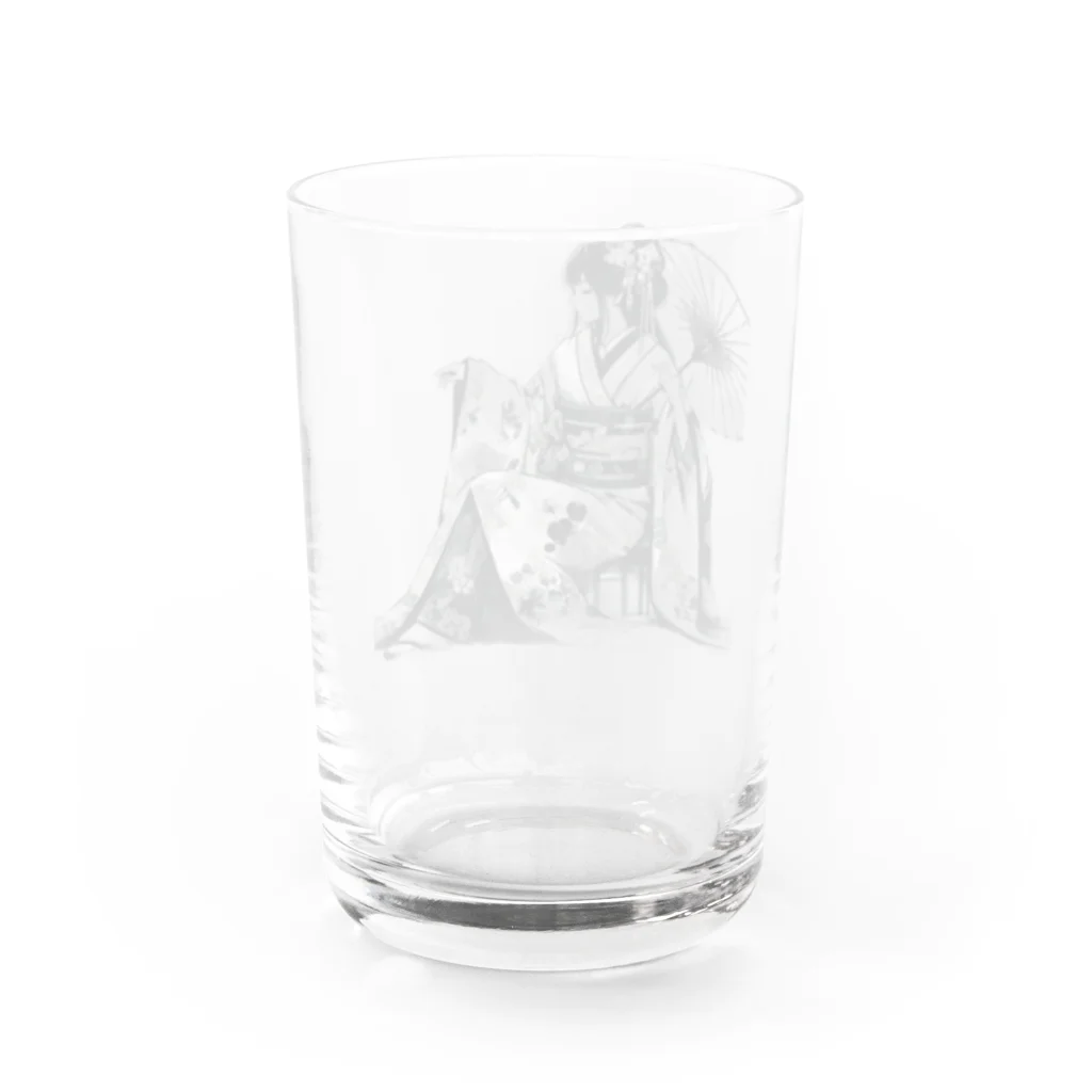 いんころんのわふうりん Water Glass :back