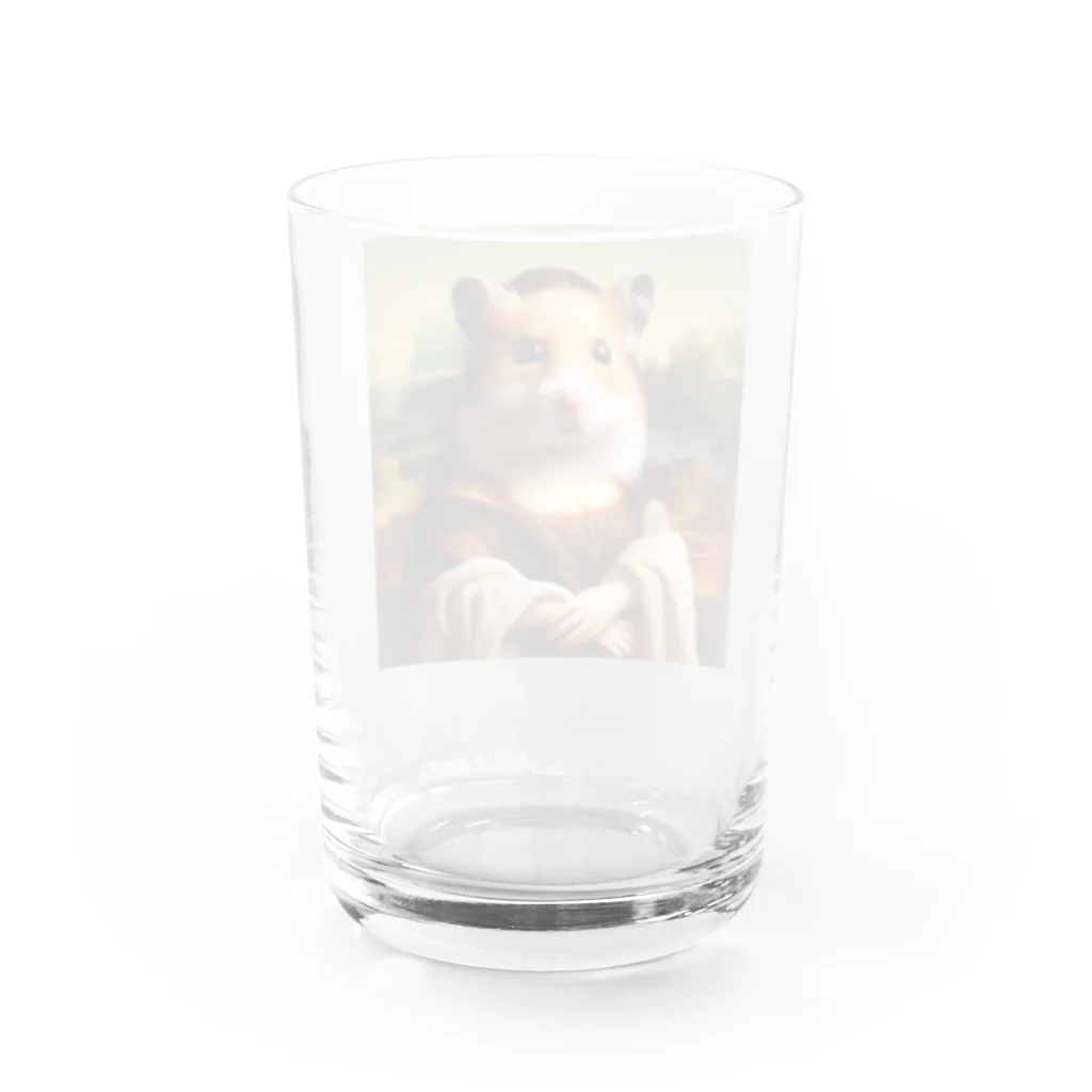 nekosukisukiの絵画になりたかったハムくん Water Glass :back