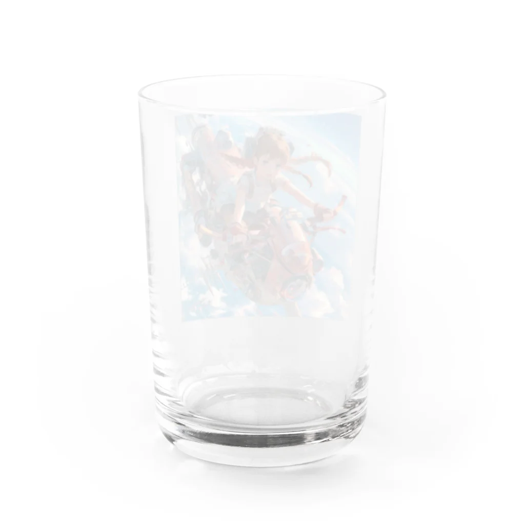 AQUAMETAVERSEのフライングバイク　Tomoe bb 2712 Water Glass :back