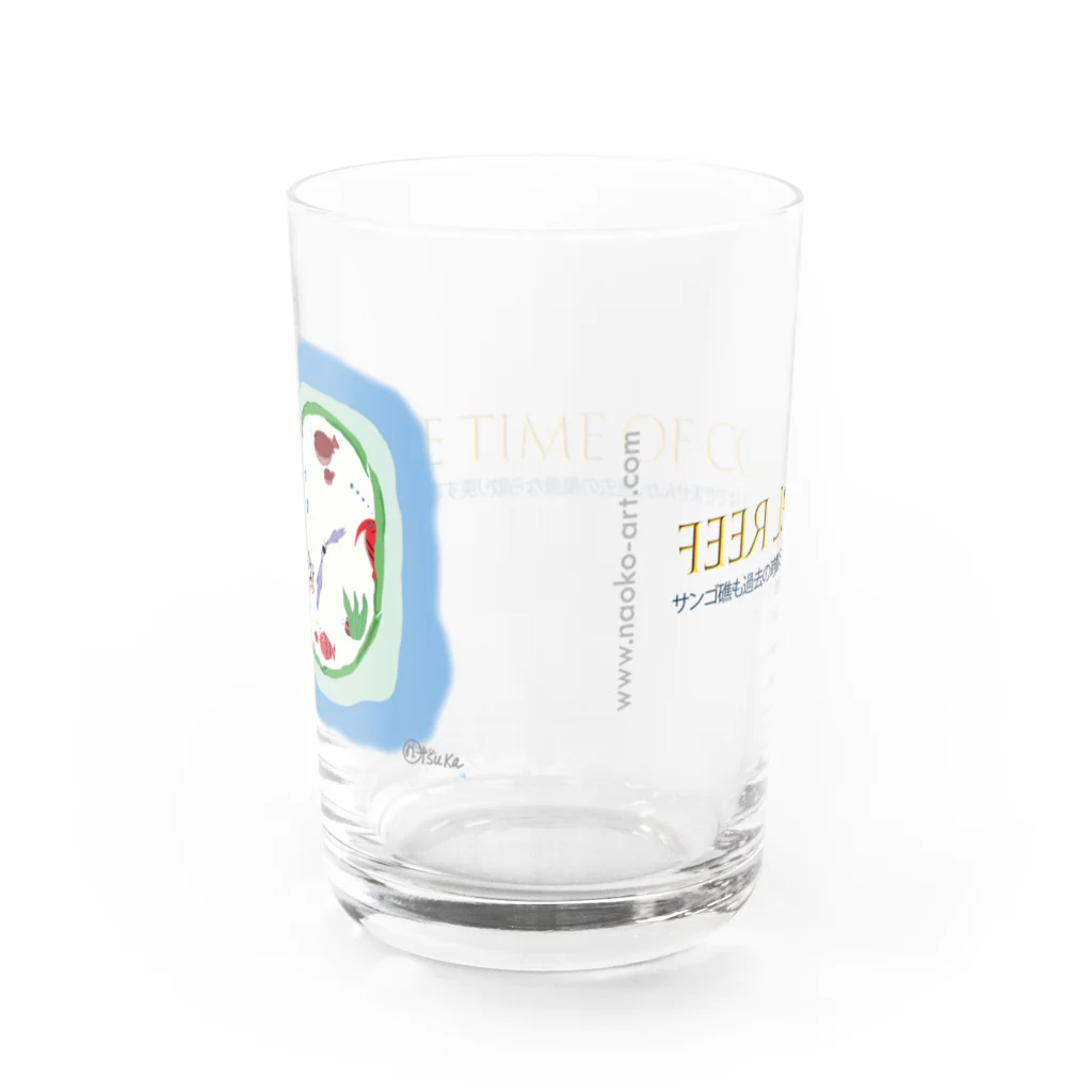 Keiko_Naoko-Art-JapanのThe Time of Coral Reef - 2 Water Glass :back