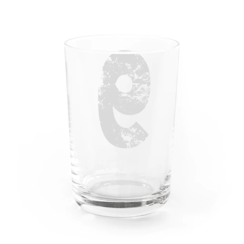 8890の９ Water Glass :back