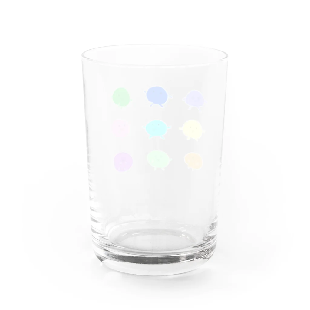 P_aquaのグミちゅ～ Water Glass :back