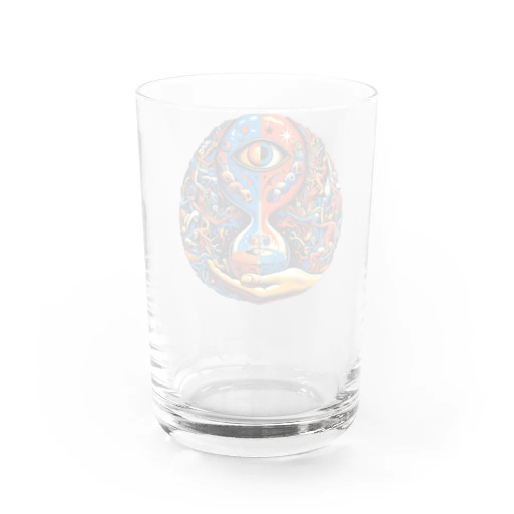 ぴくちゃー55のDisorder and Irregularity Water Glass :back