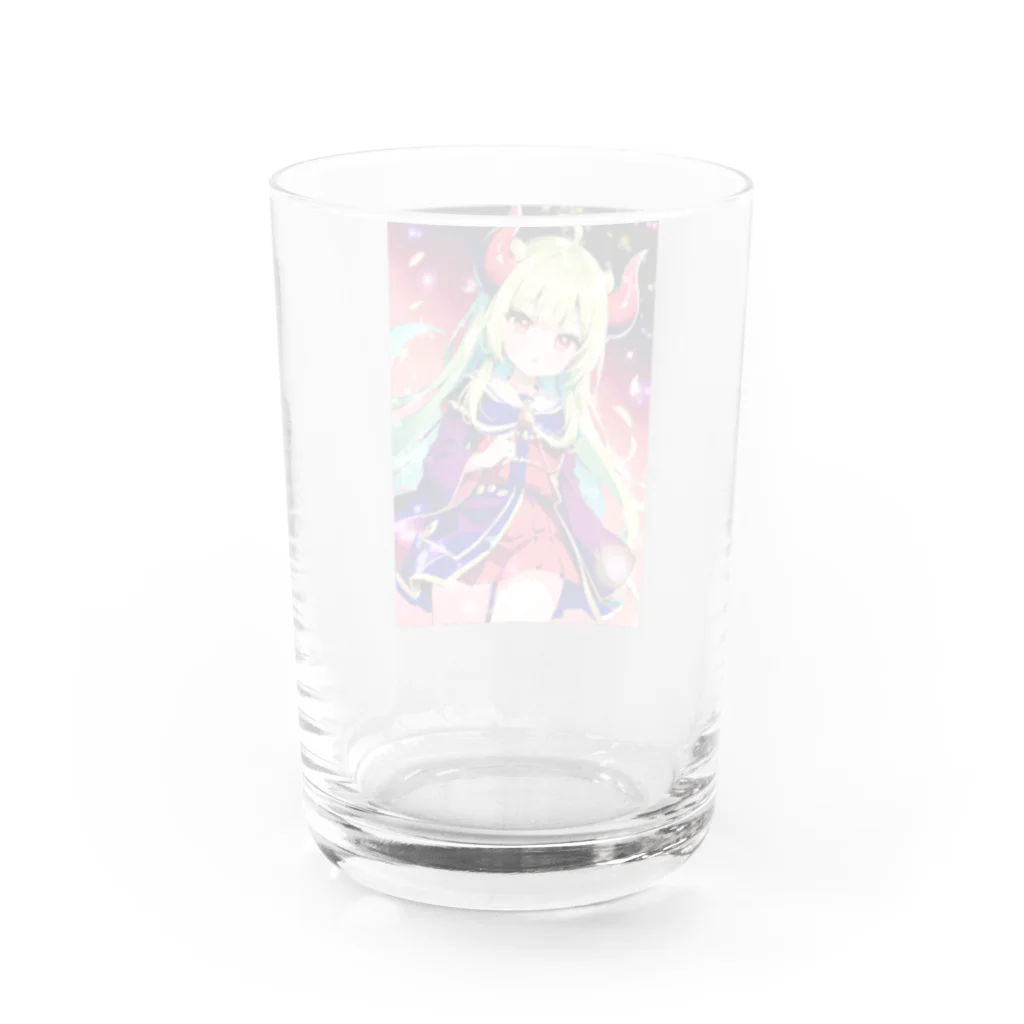 桜音の鬼娘 Water Glass :back