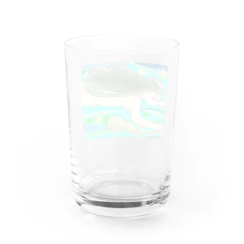 久世 千香子(くぜ ちかこ)の河童さん Water Glass :back