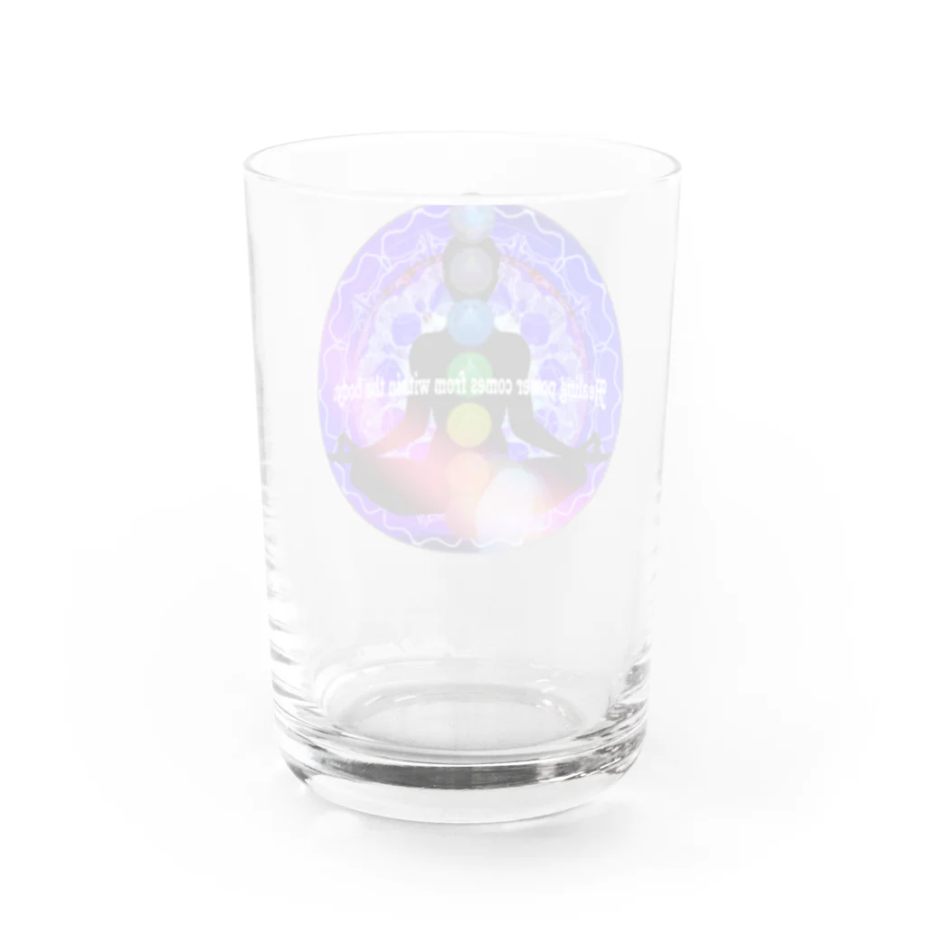 💖宇宙整体♪🌈♪こころからだチャンネル♪💖のHealing power comes from within the body. Water Glass :back