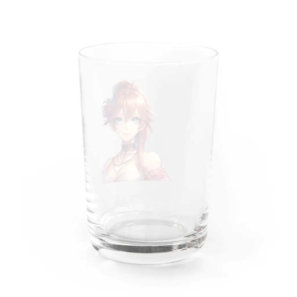 万事屋の彼女の微笑みは心を癒やしてくれる Water Glass :back