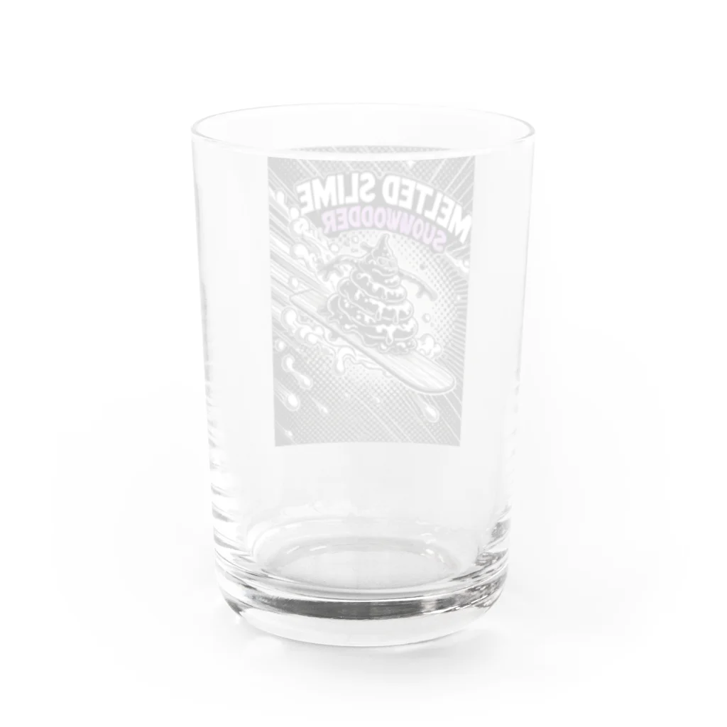 長谷川さんの店のみんなの仲間外れちゃん Water Glass :back