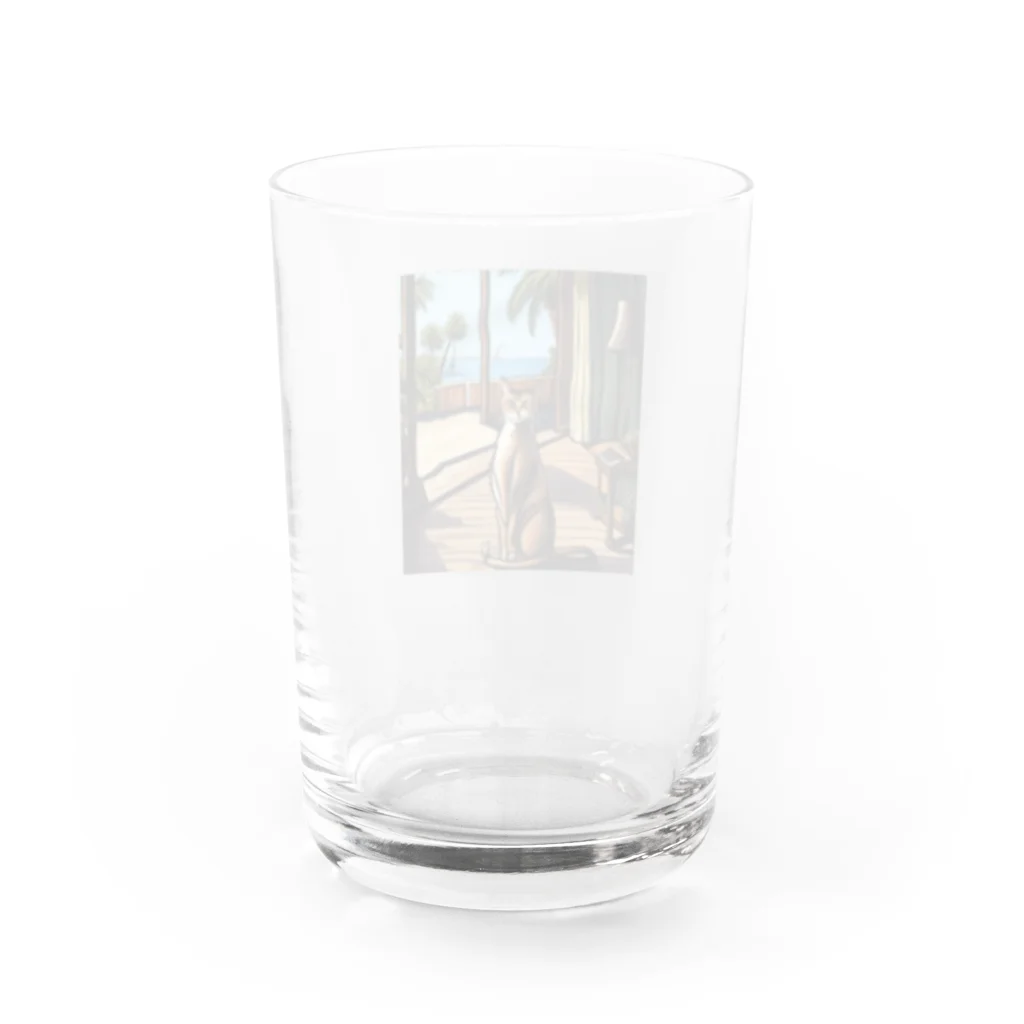 Ppit8の夏のひととき Water Glass :back