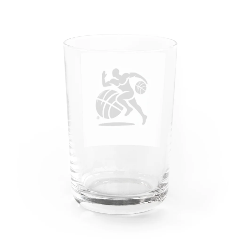 yumayumaのバスケットマン Water Glass :back