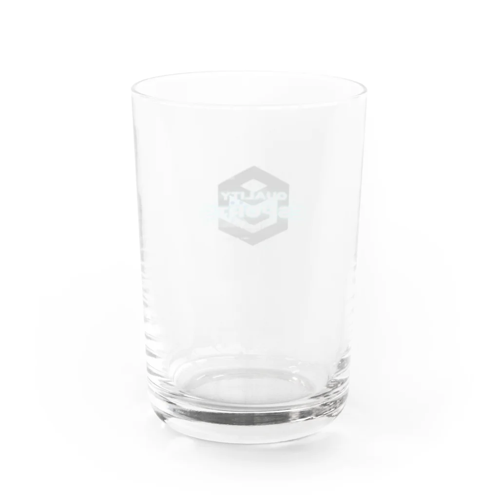 QLT OFFICIAL GOODS STOREのQLTオリジナルグラス Water Glass :back