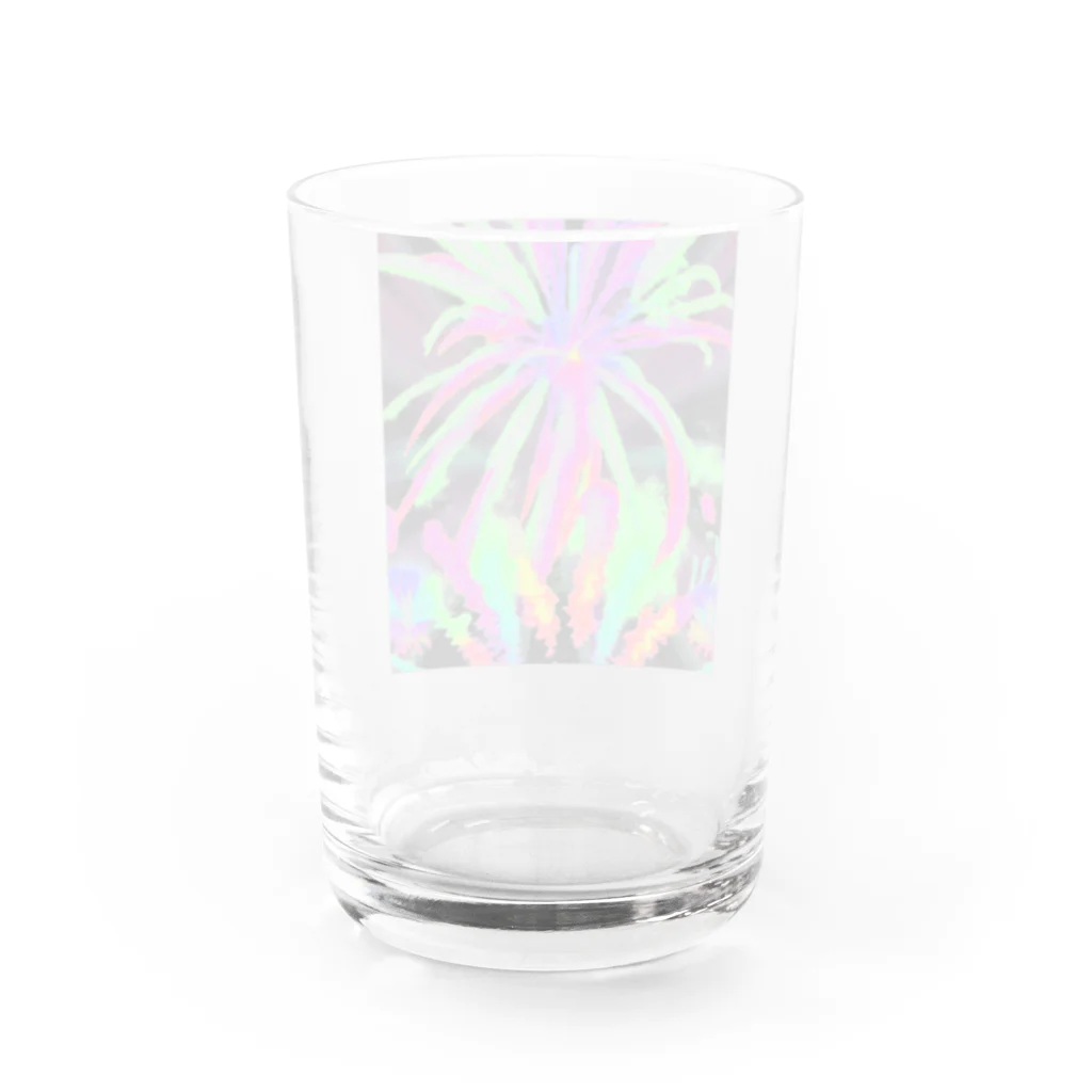 水草のおしゃれな花火 Water Glass :back