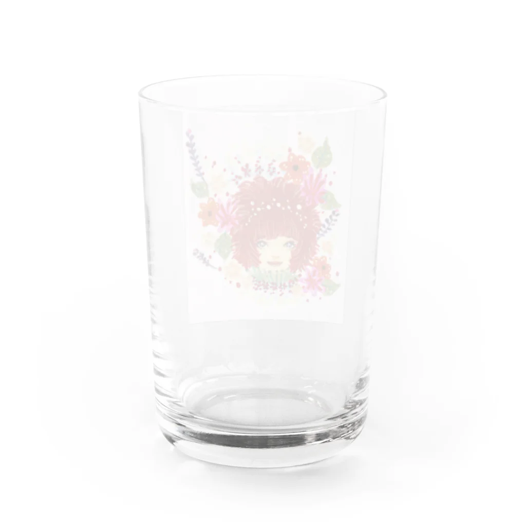 YUKAO★JAPANの花の妖精⭐︎みんみん Water Glass :back