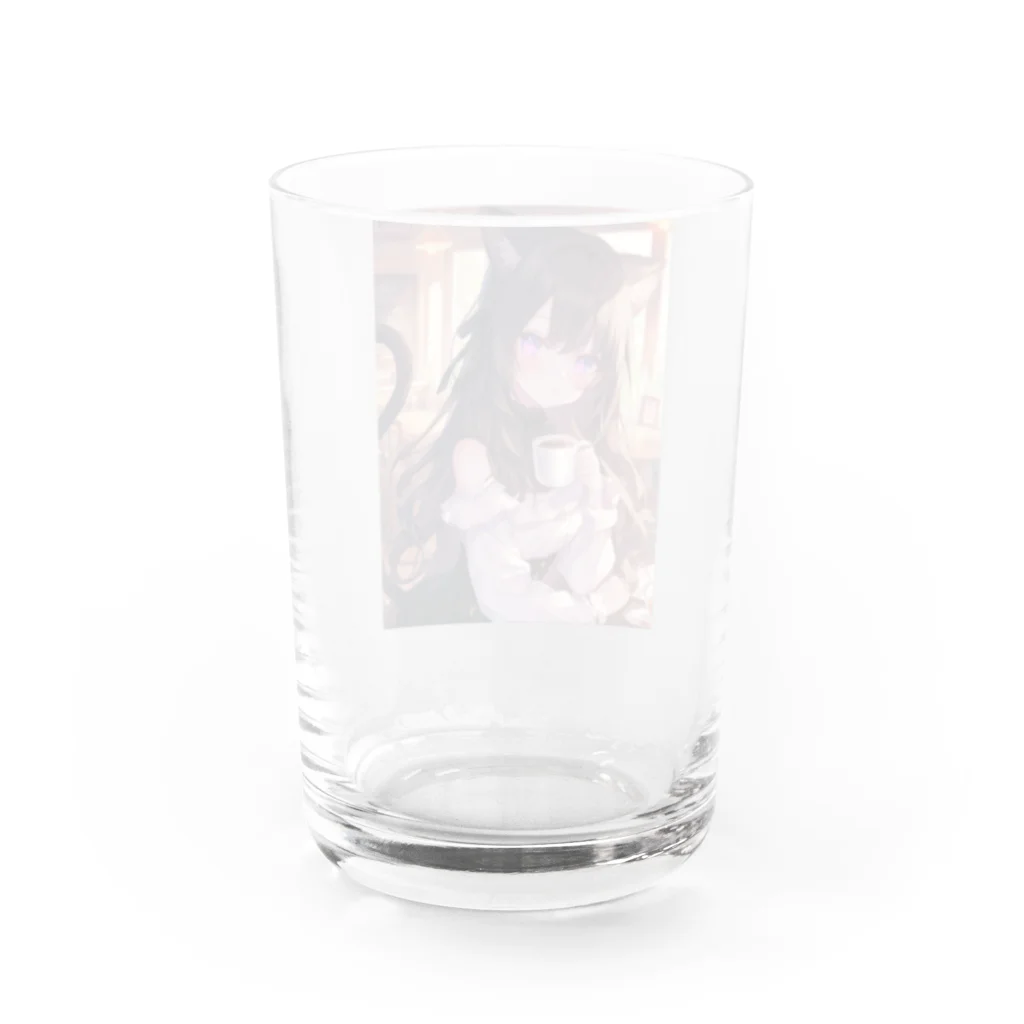 toshi_7の猫耳カフェ Water Glass :back