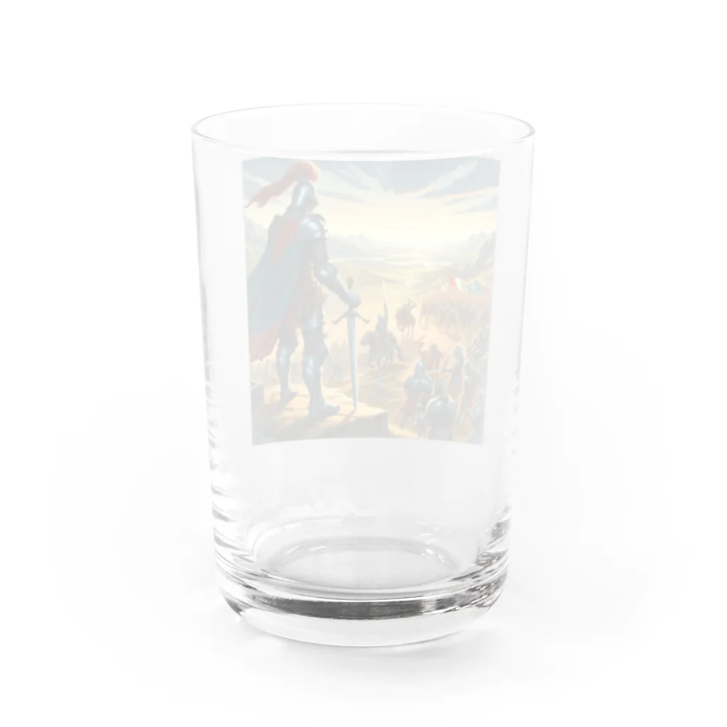 何でもありデザインの騎士シリーズ Water Glass :back