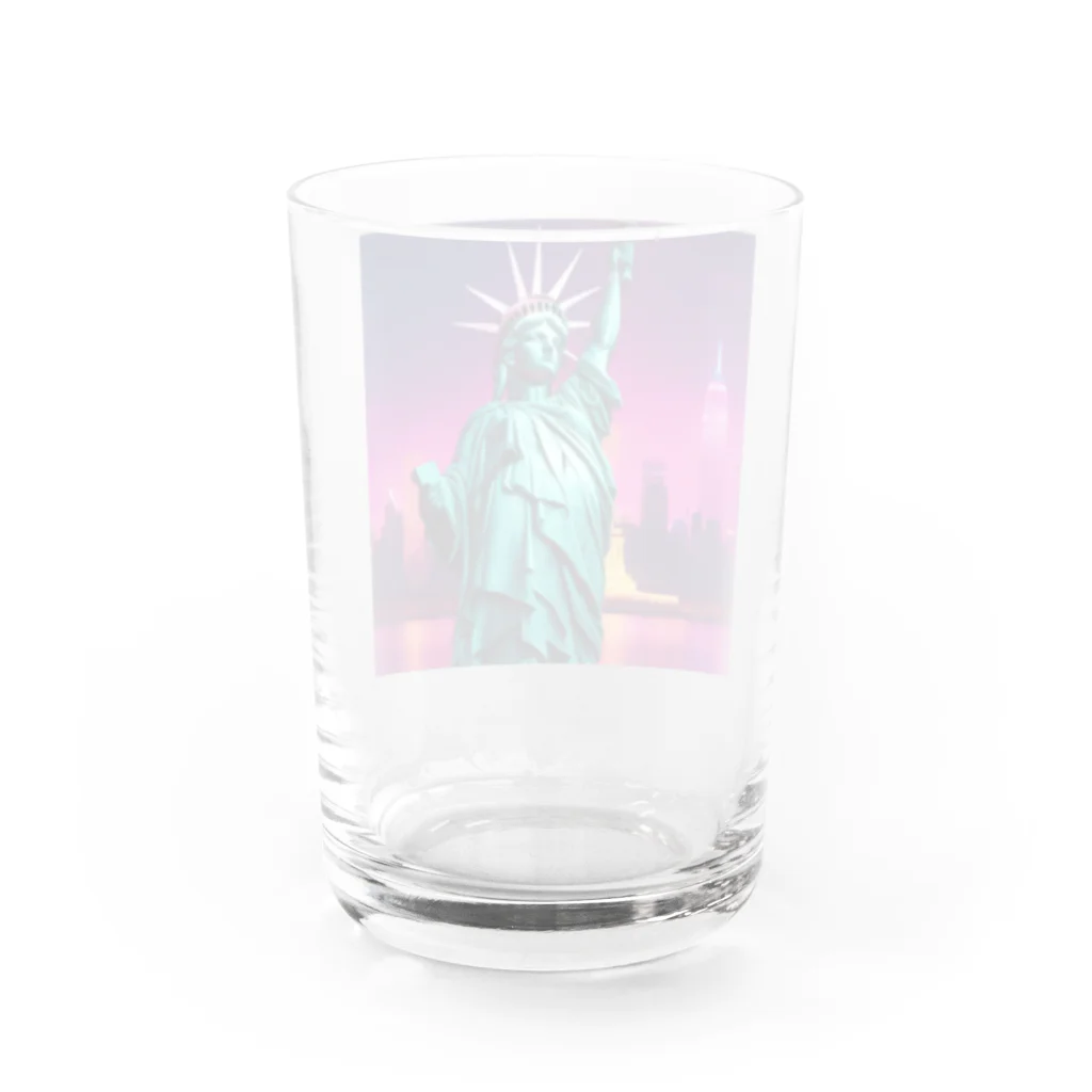 Saori_malaysiaの自由の女神 Water Glass :back