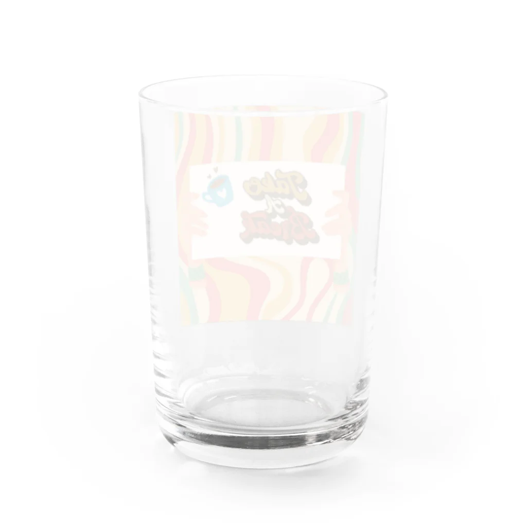 Cafe Mokaのティータイム Water Glass :back