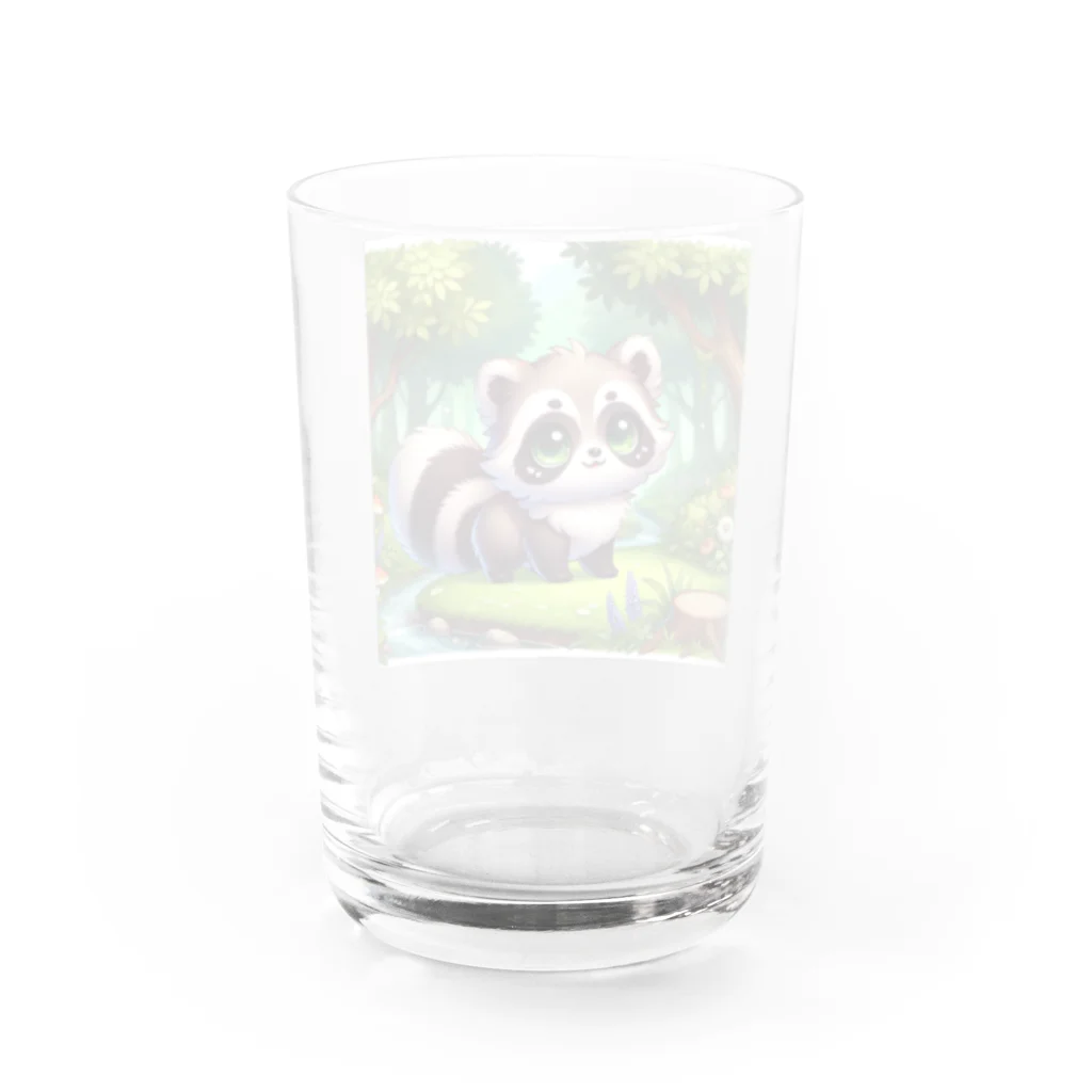 株式会社upoo堀一臣のかわいい　たぬき Water Glass :back