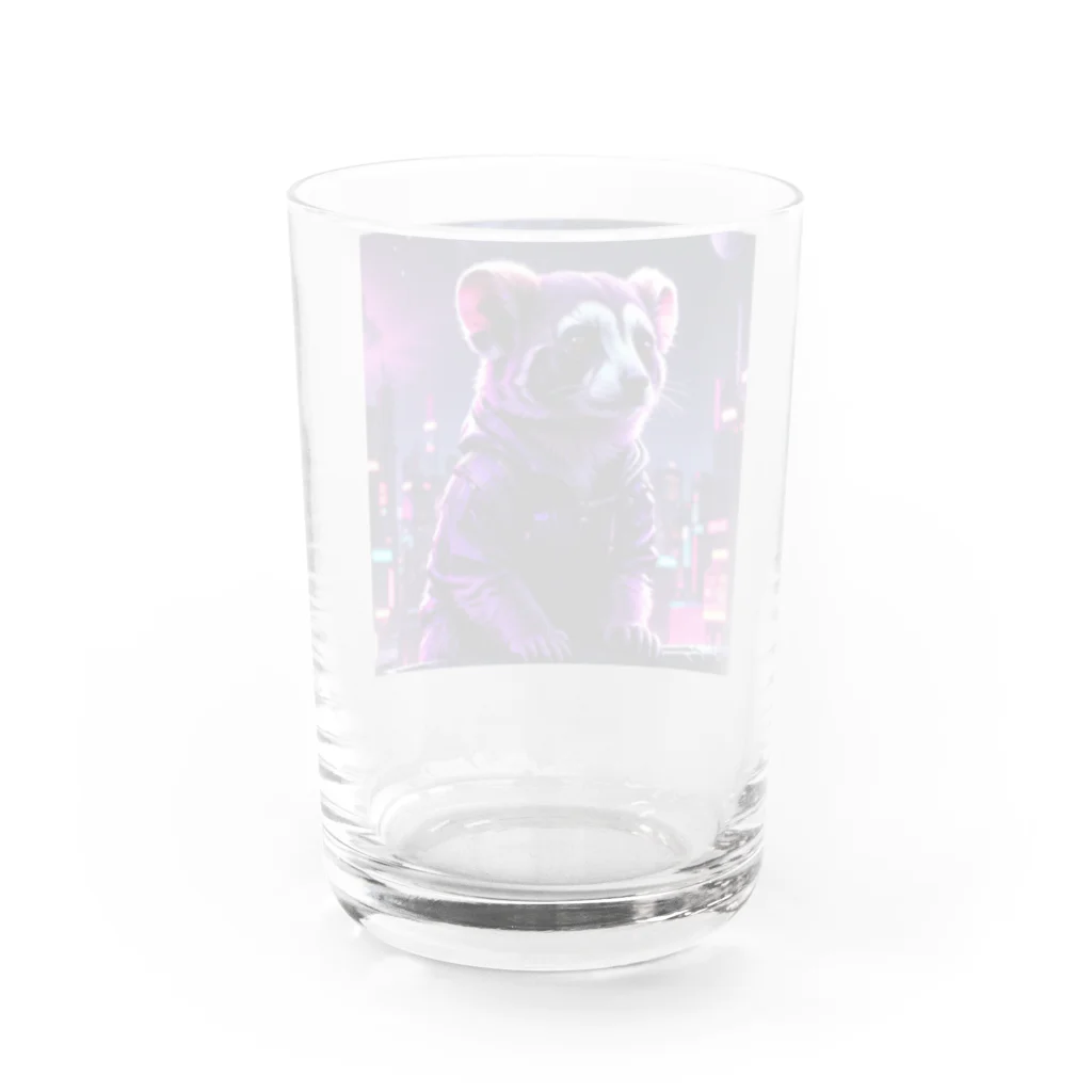 NOZILのサイバーショウガラゴ Water Glass :back