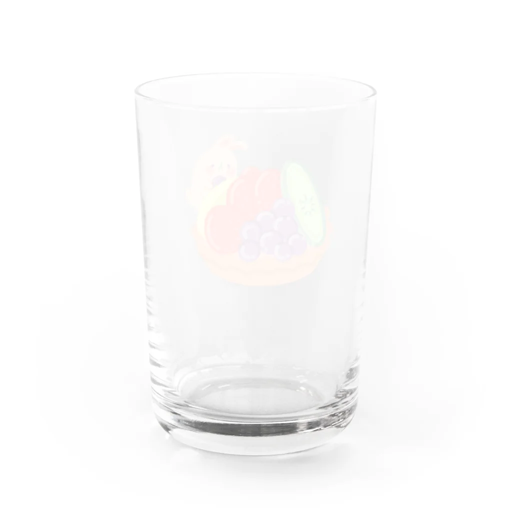 マロンのうさちゃんタルト Water Glass :back