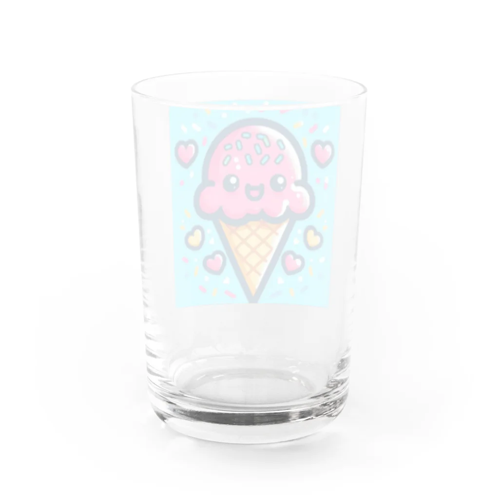 何でもありデザインのアイス Water Glass :back