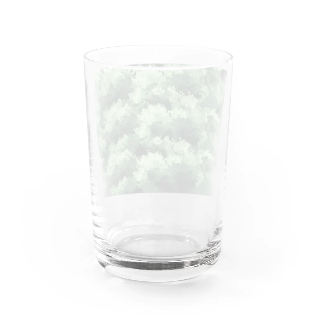 atelier_lapislazuliの茂み Water Glass :back