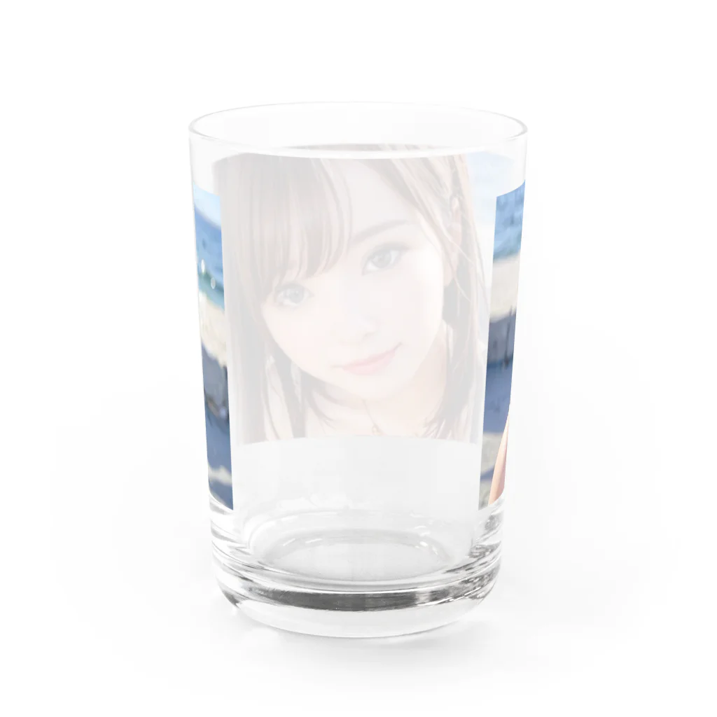 人工美術館の彼女と3 Water Glass :back