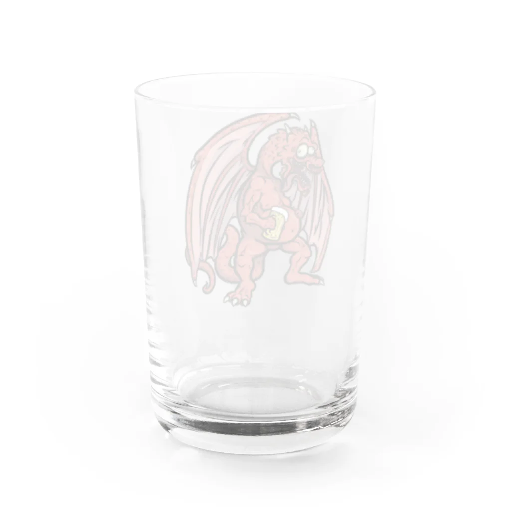 The Grandpaのドランクドラゴン Water Glass :back