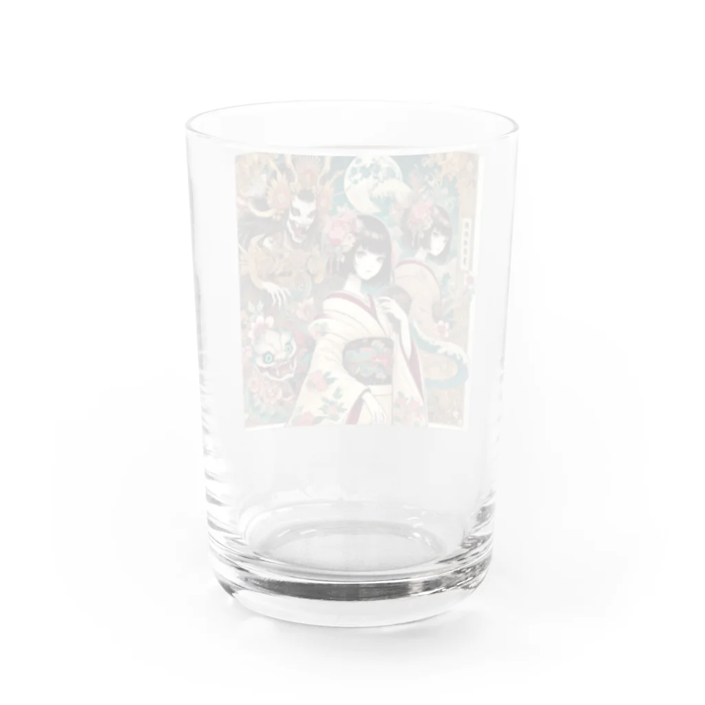 かるるんショップの少女と３つのしもべシリーズ Water Glass :back