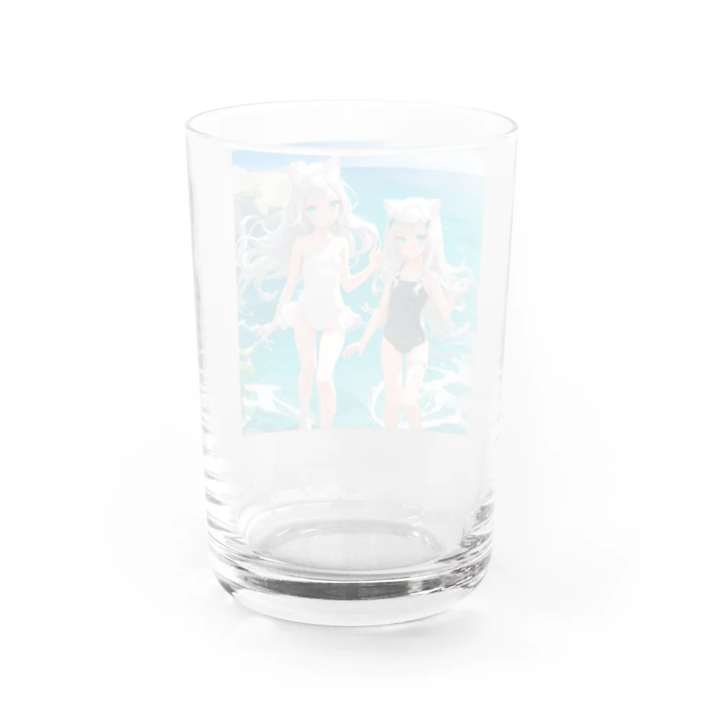 ねむねこのお店の猫耳少女00022 Water Glass :back