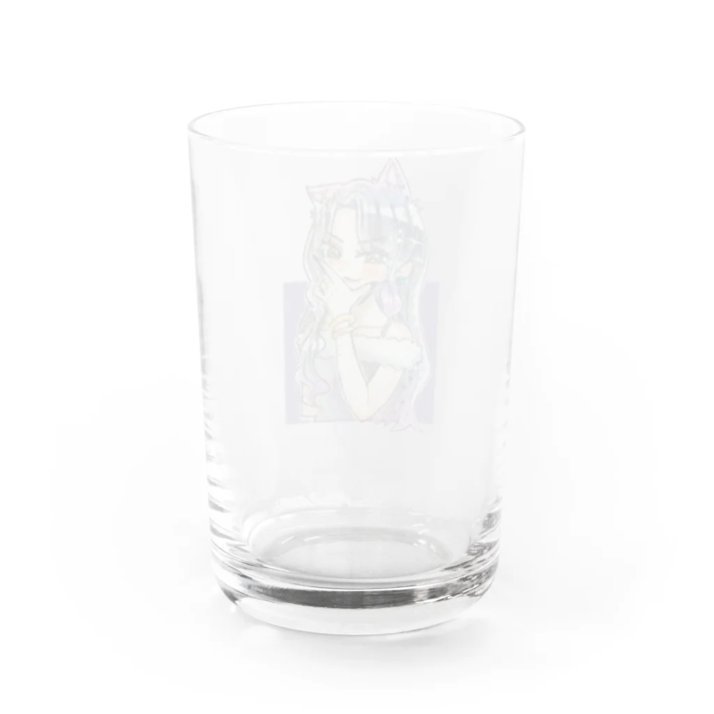 🐻 kumahana 🌷の🐈‍⬛💜 Water Glass :back