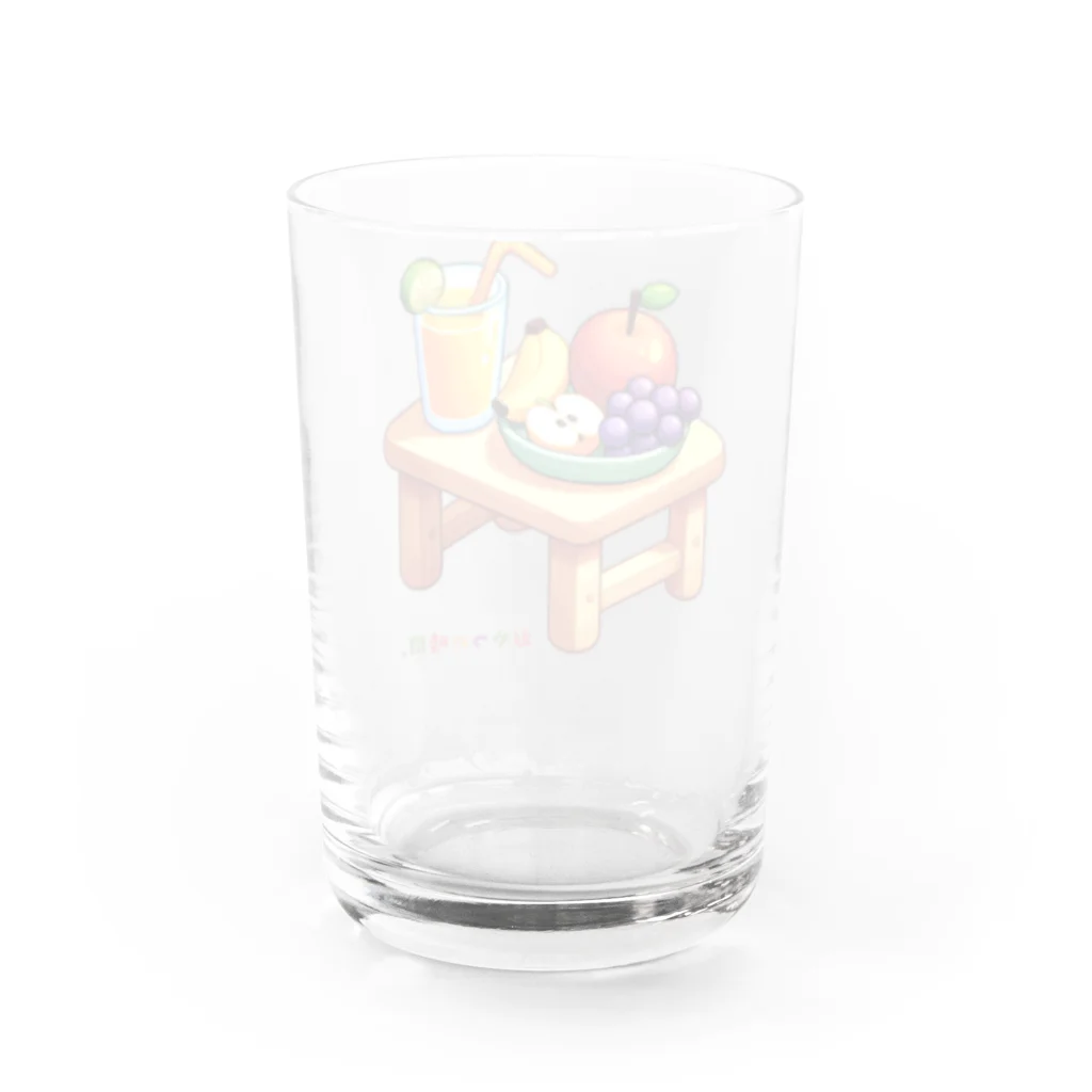 脂身通信Ｚのおやつの時間。_240711 Water Glass :back