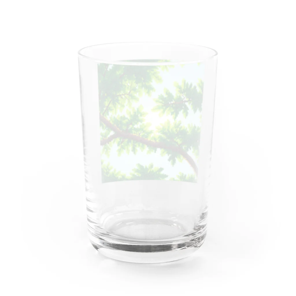 enodeaouの立っている木の枝 Water Glass :back