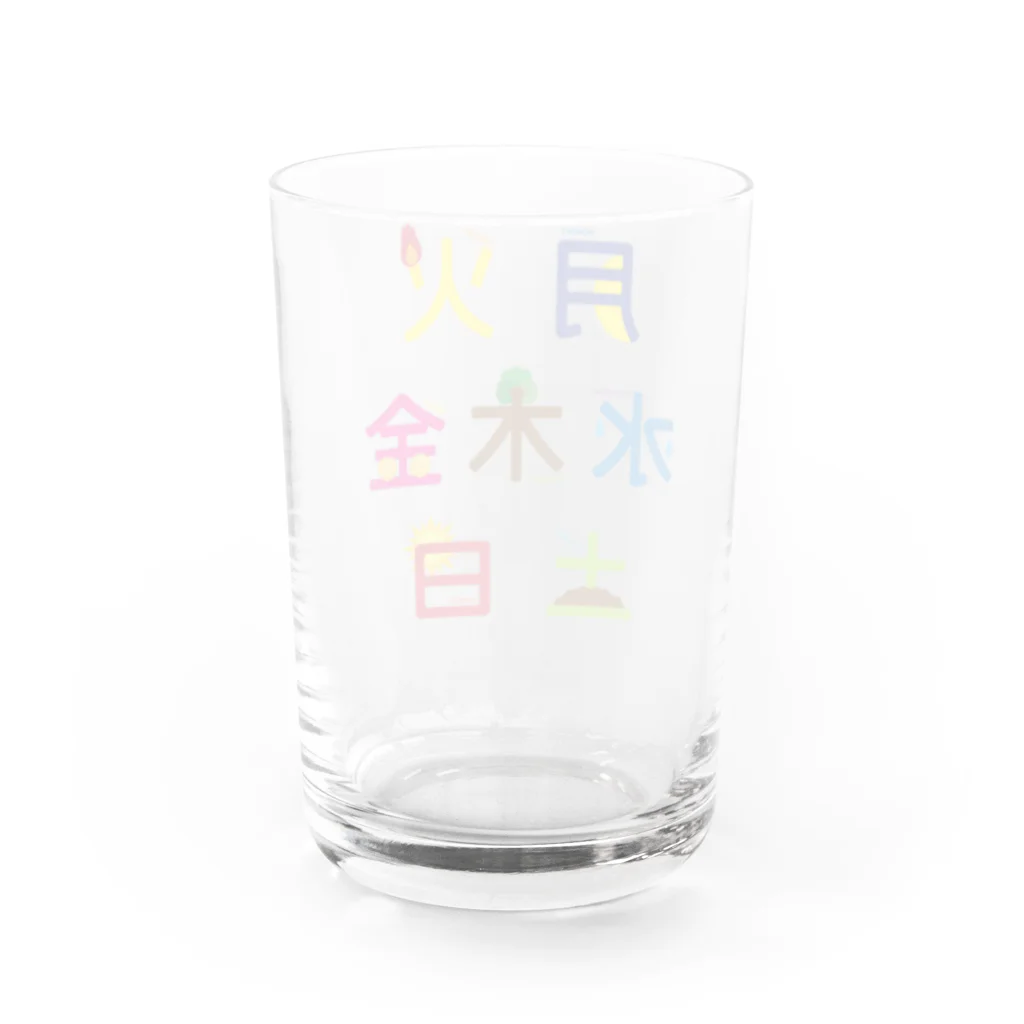 フォーヴァの曜日 Water Glass :back