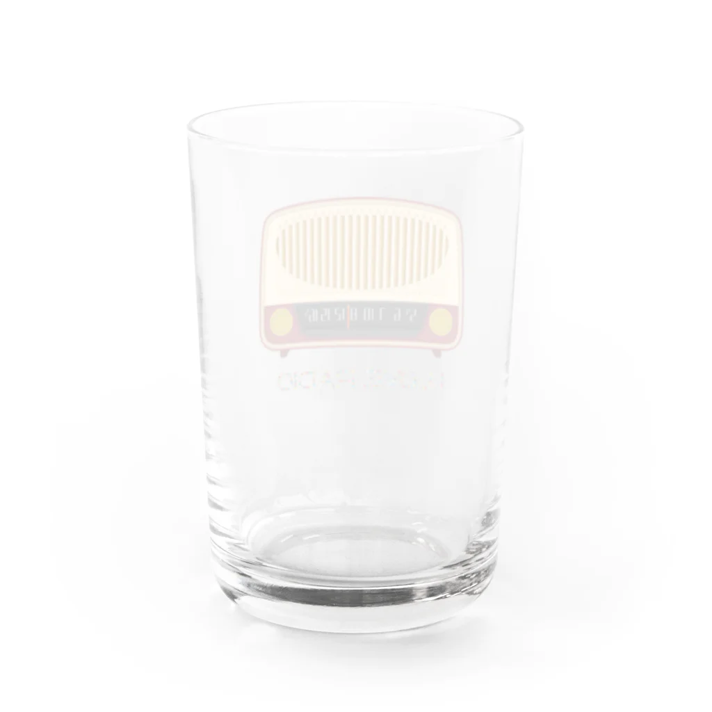 kimchinのレトロなラジオ受信機 Water Glass :back