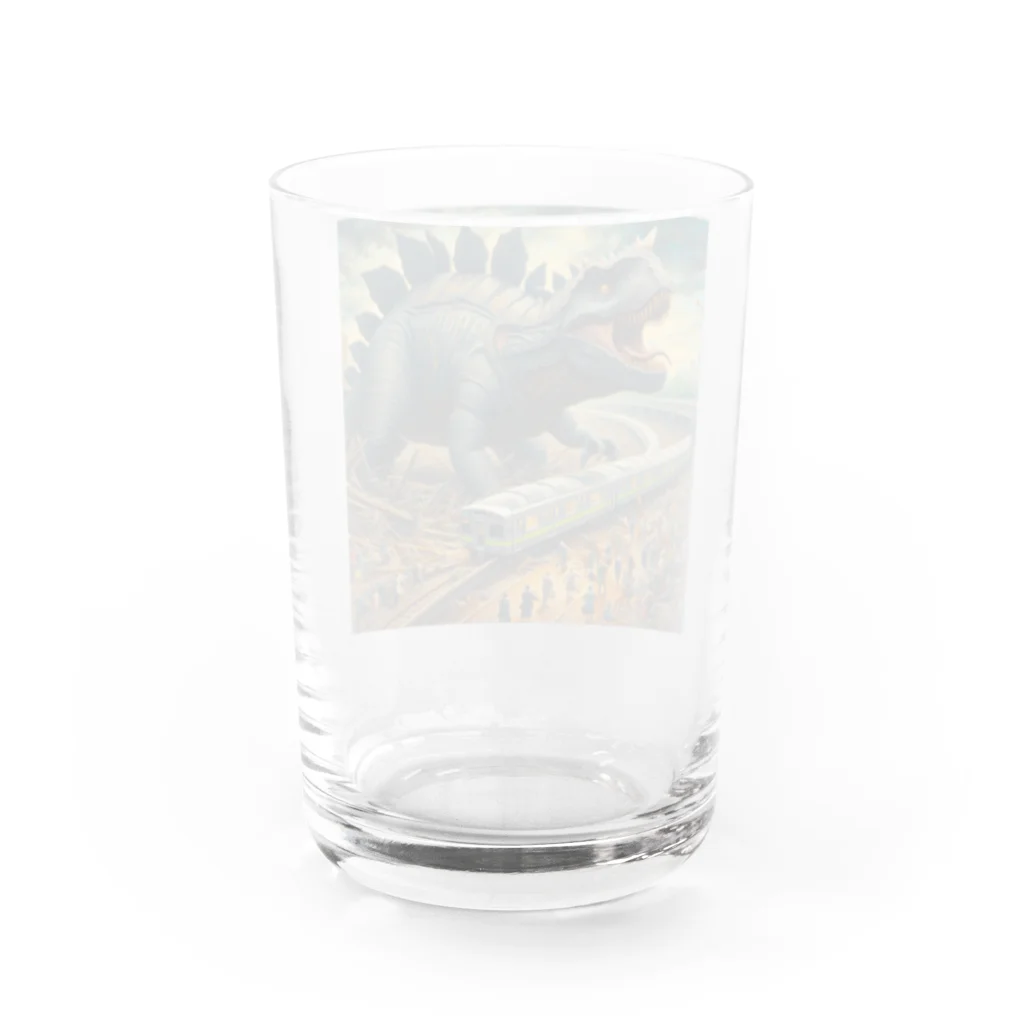 やるか、やらぬか？本人次第の恐竜にはなれなかった Water Glass :back