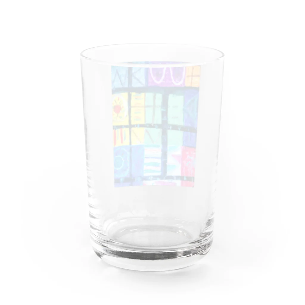 hirakoARTのシャーマニック Water Glass :back