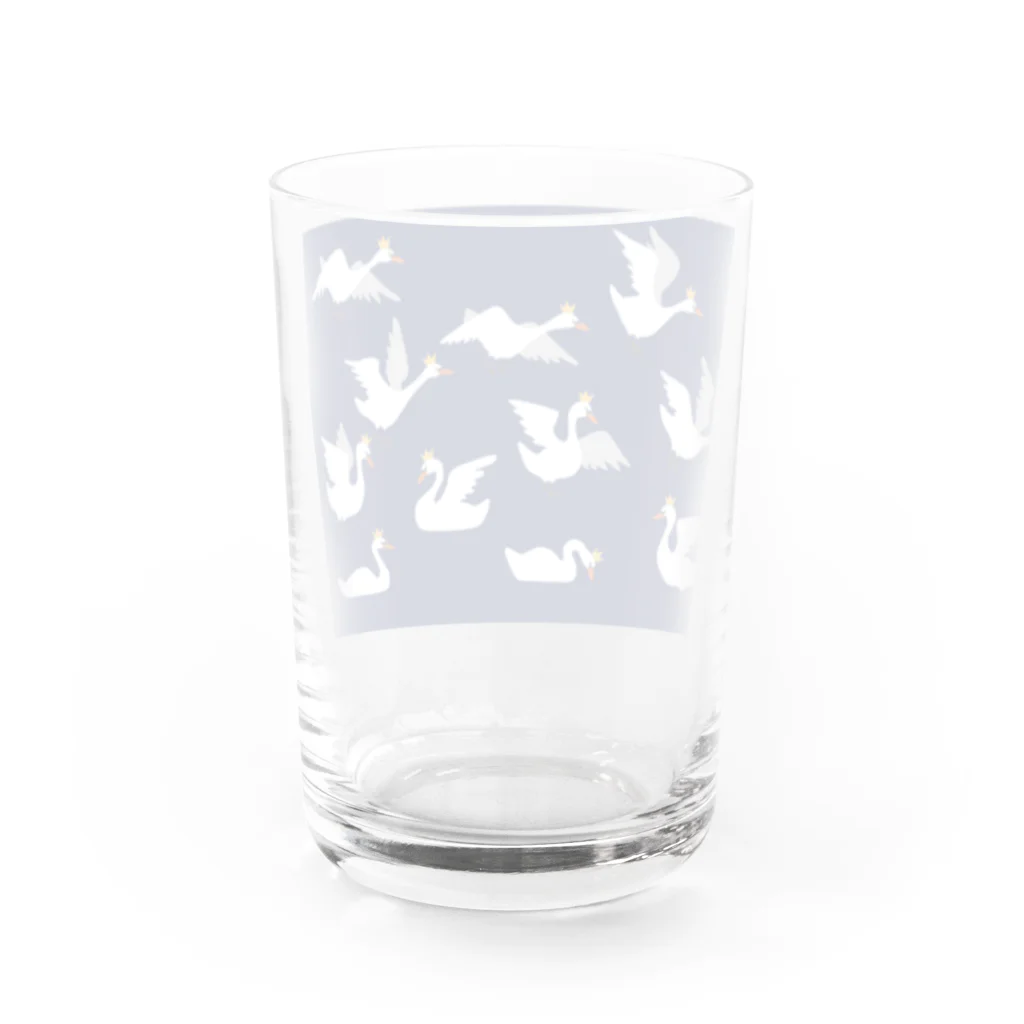 Amiの白鳥の王子  Water Glass :back