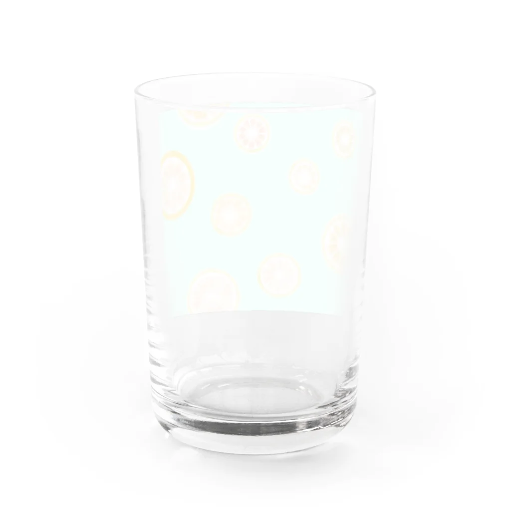 Shiro*の輪切りレモンshiroko Water Glass :back